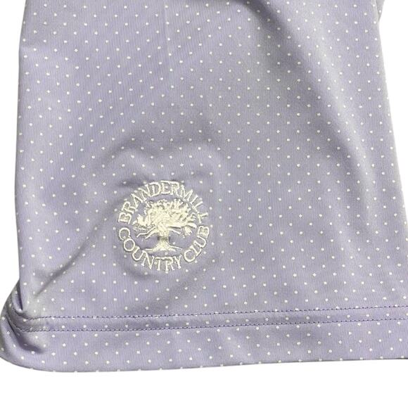 FootJoy Golf Polo Performance Polka Dot Men’s 2XL Purple Stretch Wicking Logo - Picture 8 of 8